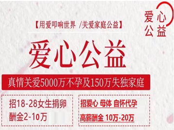 青岛捐卵助孕生子 爱心志愿者招募